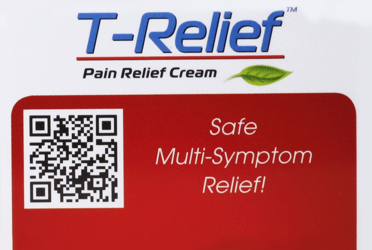 slide 7 of 7, T-Relief Pain Relief Cream 4 oz, 1 ct