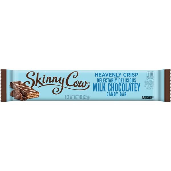 slide 1 of 1, Skinny Cow Milk Chocolate Heavenly Crisp Candy Bar, 0.77 oz