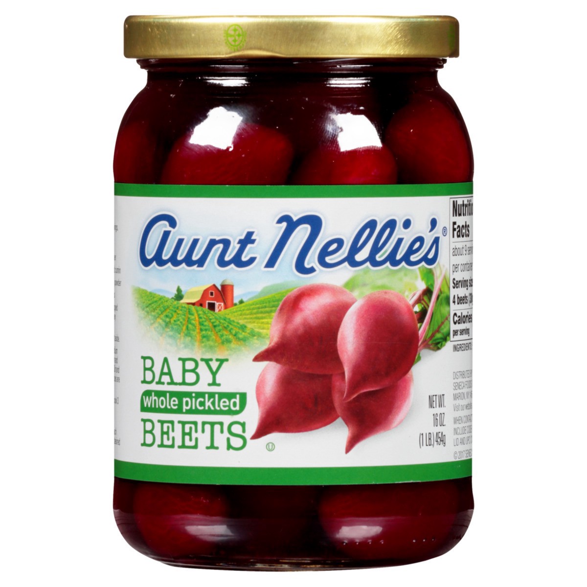 slide 2 of 2, Aunt Nellie's Pickled Baby Beets, 16 oz