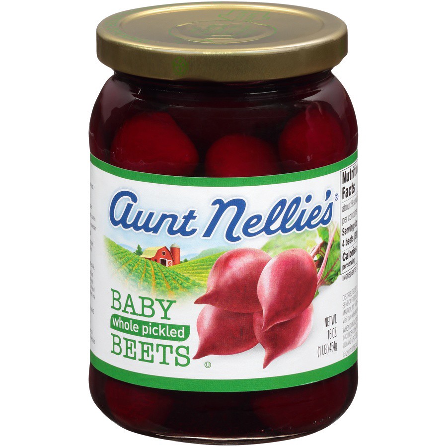 slide 1 of 2, Aunt Nellie's Pickled Baby Beets, 16 oz