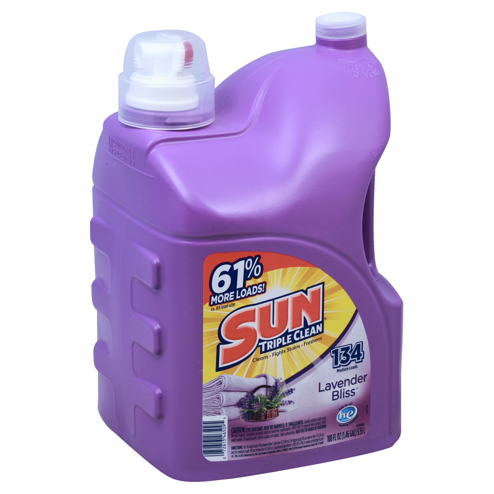 slide 1 of 1, Sun Detergent 188 oz, 188 oz