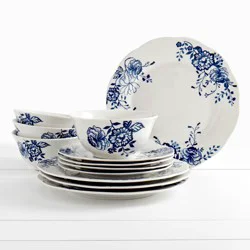 Tabletops Gallery Vintage Floral Dinnerware Set