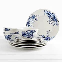 Tabletops Gallery Vintage Floral Dinnerware Set