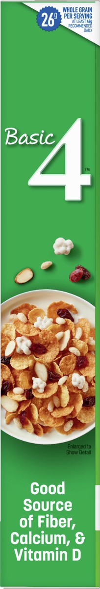 slide 7 of 9, Basic 4 Heart Healthy Cereal, Fruit and Nut Fiber Cereal with Whole Grain, 19.8 oz, 19.8 oz