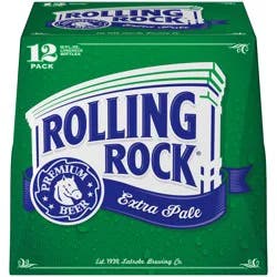 Rolling Rock Extra Pale Premium Beer, 12 Pack 12 fl oz
