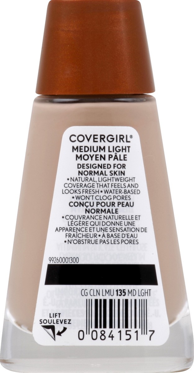 slide 7 of 7, Covergirl Clean Liquid Make Up, 1 ct