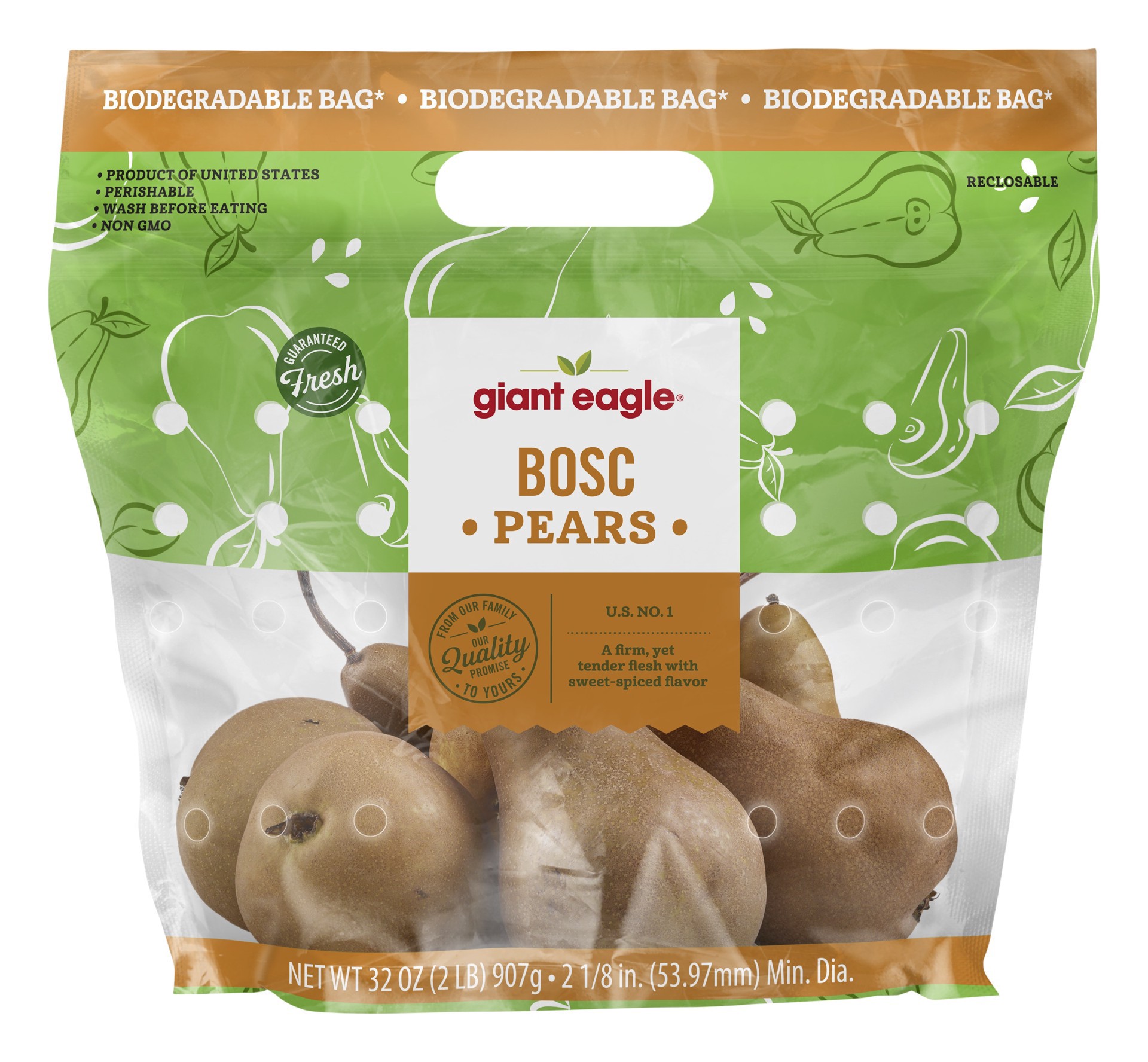 slide 1 of 1, Mt Adams Orchards Bosc Pears, 2 lb