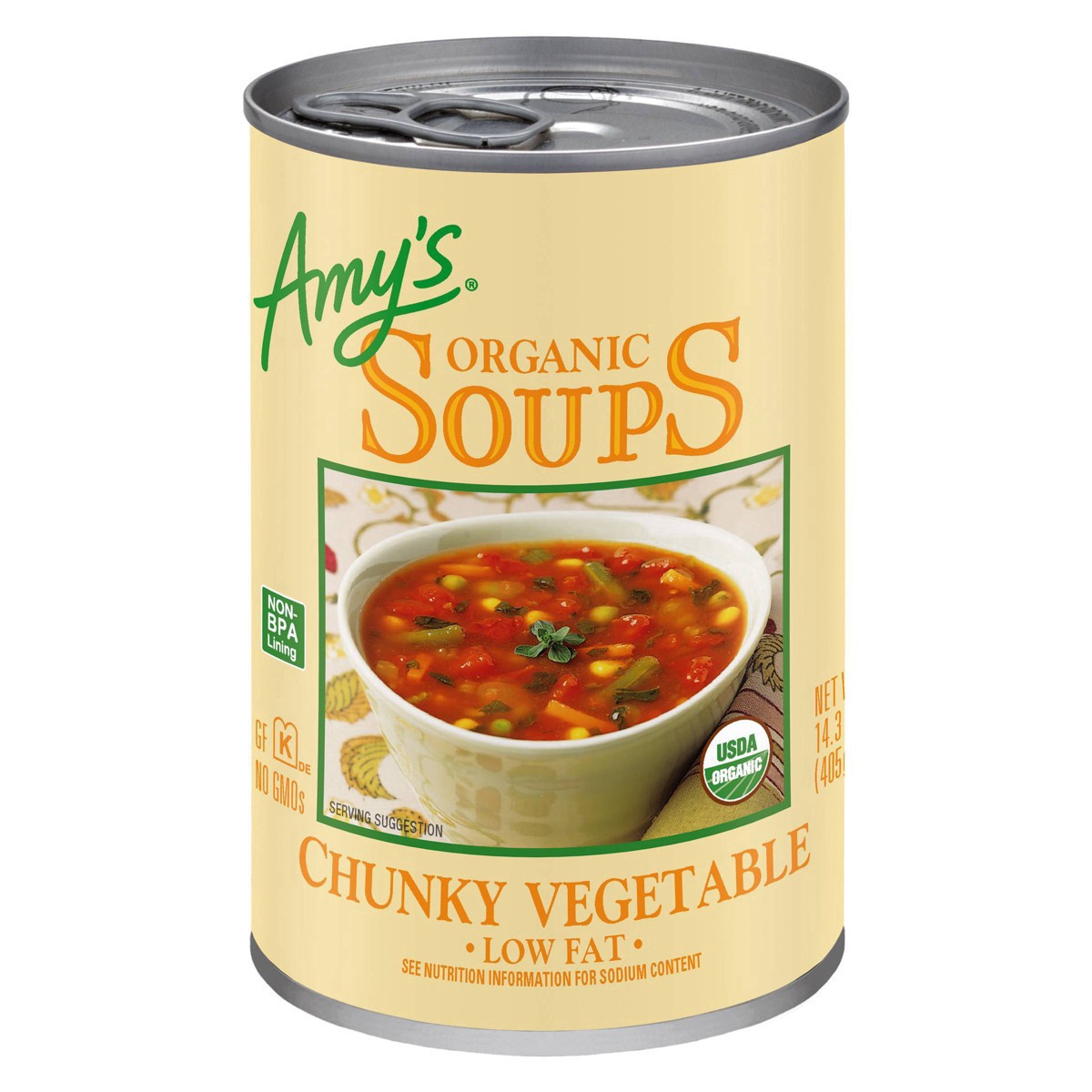 slide 55 of 91, Amy's Kitchen Chunky Vegetable Soup, 14.3 oz