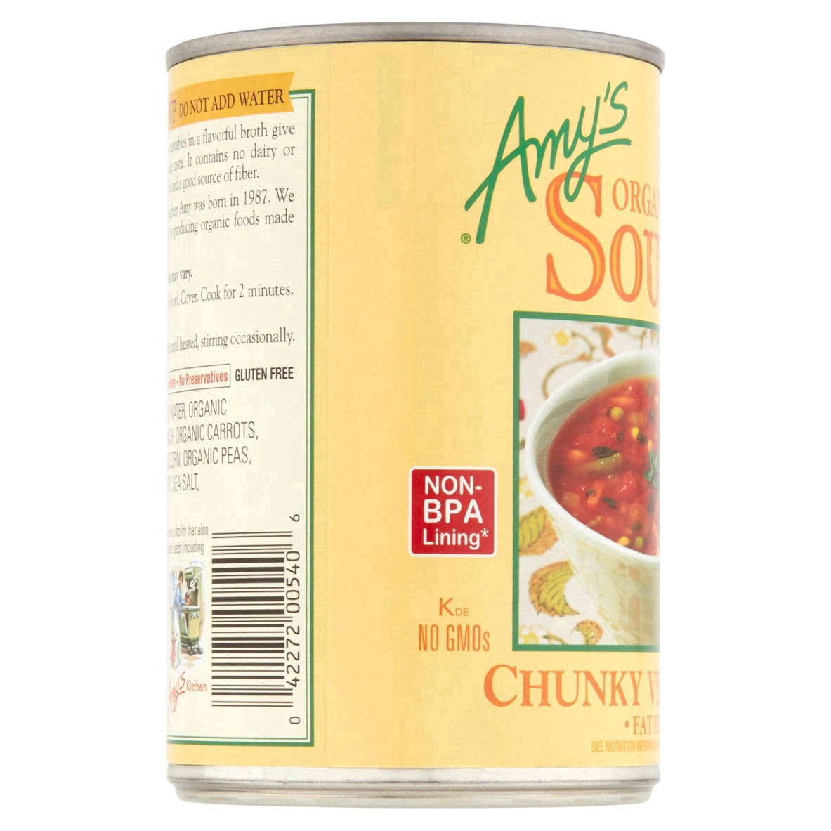 slide 52 of 91, Amy's Kitchen Chunky Vegetable Soup, 14.3 oz