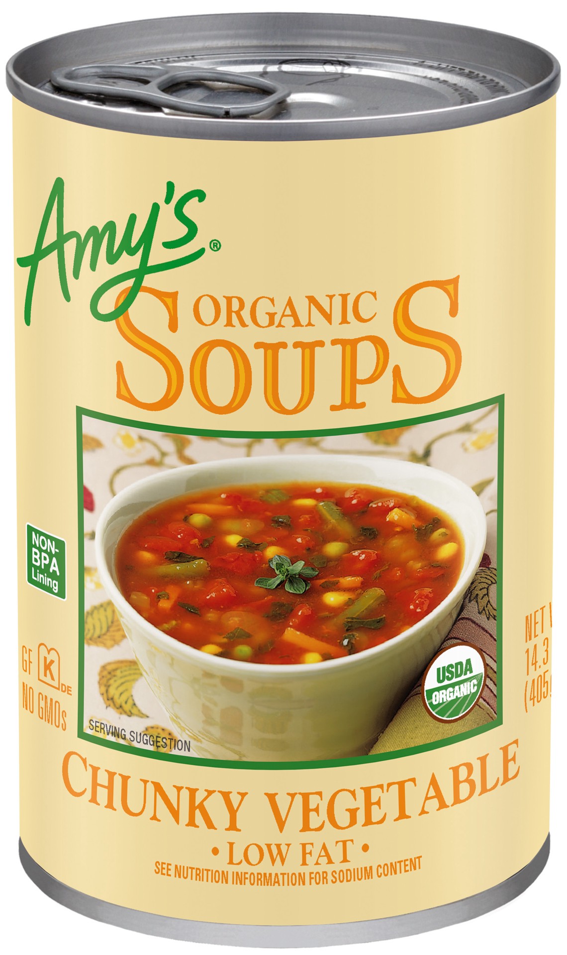 slide 1 of 91, Amy's Kitchen Chunky Vegetable Soup, 14.3 oz