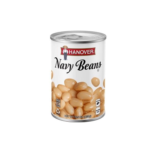 slide 1 of 1, Hanover Navy Beans, 15.5 oz
