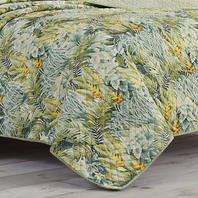 slide 2 of 3, Tommy Bahama Cuba Cabana Full/Queen Quilt - Green, 1 ct