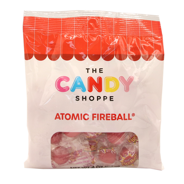 slide 1 of 1, Hy-Vee Candy Shoppe Atomic Fireballs, 4 oz