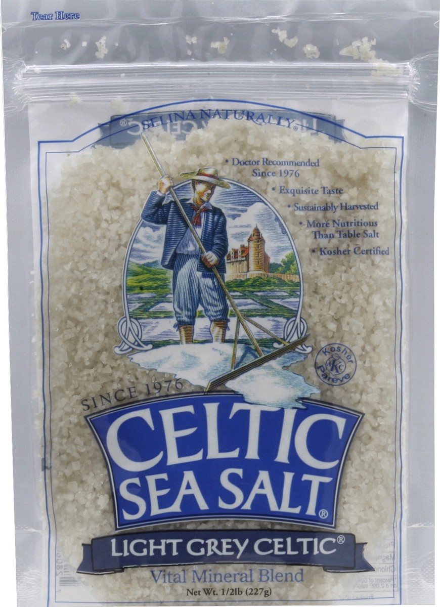 slide 2 of 2, Celtic Sea Salt - Light Grey Celtic, 