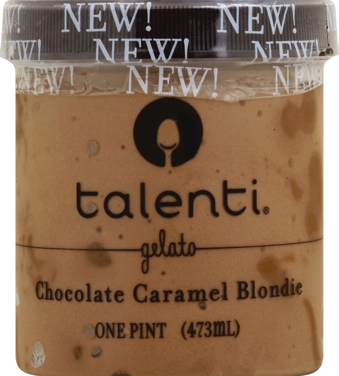 slide 5 of 6, Talenti Chocolate Caramel Blondie Gelato, 1 pint