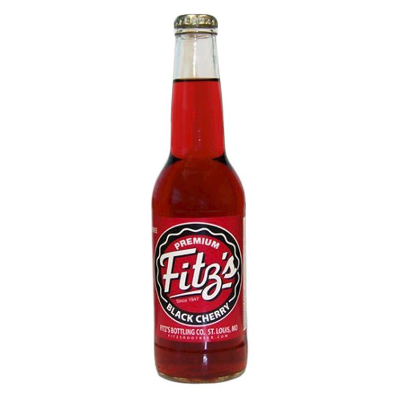 slide 1 of 1, Fitz's Black Cherry- 4 ct; 12 fl oz, 4 ct; 12 fl oz