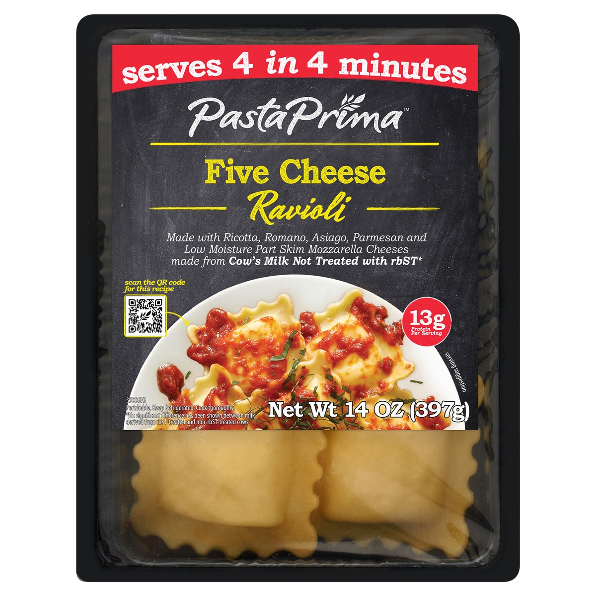 slide 1 of 6, Pasta Prima Five Cheese Ravioli, 14 oz