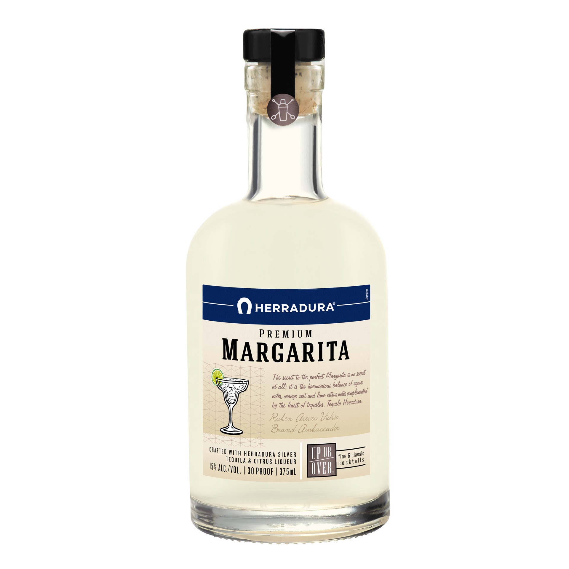 slide 1 of 2, Up or Over™ Up or Over: Tequila Herradura Premium Margarita 375 mL 30 Proof, 375 ml