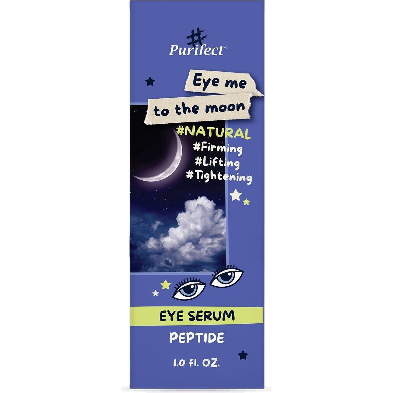 slide 1 of 1, Purifect Eye Me to the Moon Natural Firming Eye Serum Peptide, 1 oz