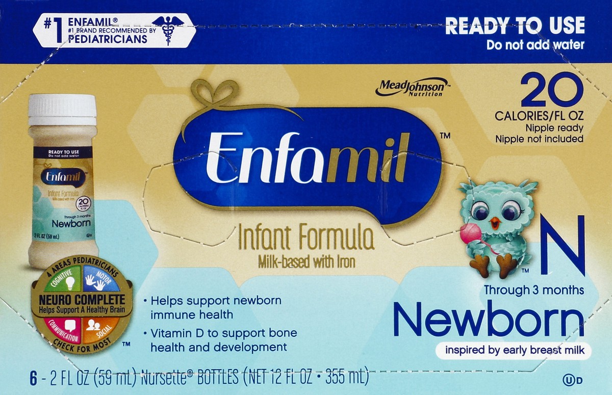 slide 2 of 4, Enfamil Infant Formula 6 ea, 6 ct