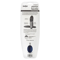 slide 2 of 5, Meijer Women's Plantar Fasciitis Insoles, 1 pr, 1 CT      