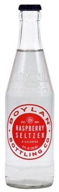 slide 1 of 1, Boylan Raspberry Seltzer Single Soda, 12 oz