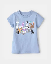 Carters Toddler Girl Disney© Dogs Graphic Tee - Blue Blue 3T
