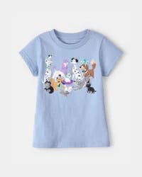 Carters Toddler Girl Disney© Dogs Graphic Tee - Blue Blue 3T