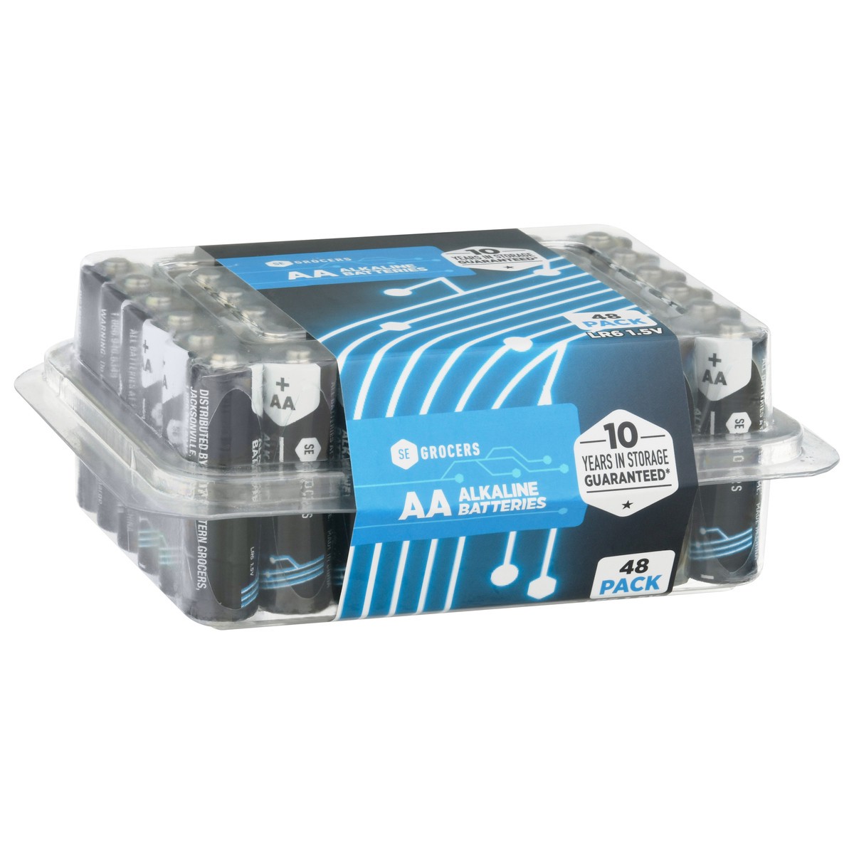 slide 6 of 9, Se Grocers Aa Batteries, 48 ct