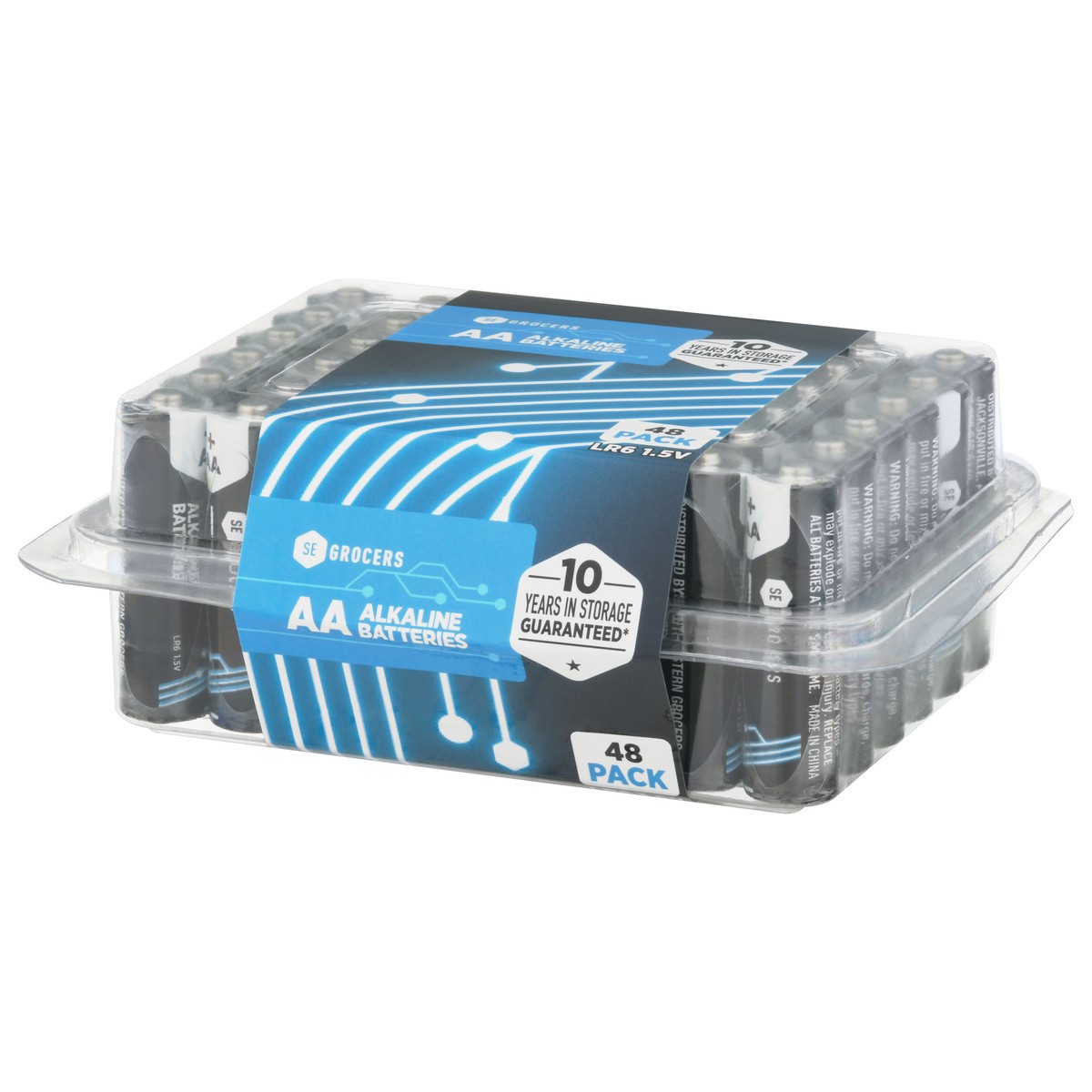 slide 9 of 9, Se Grocers Aa Batteries, 48 ct
