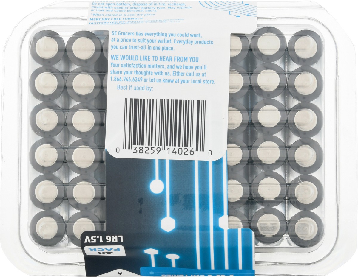 slide 2 of 9, Se Grocers Aa Batteries, 48 ct