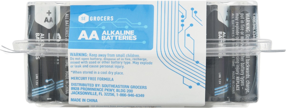 slide 8 of 9, Se Grocers Aa Batteries, 48 ct