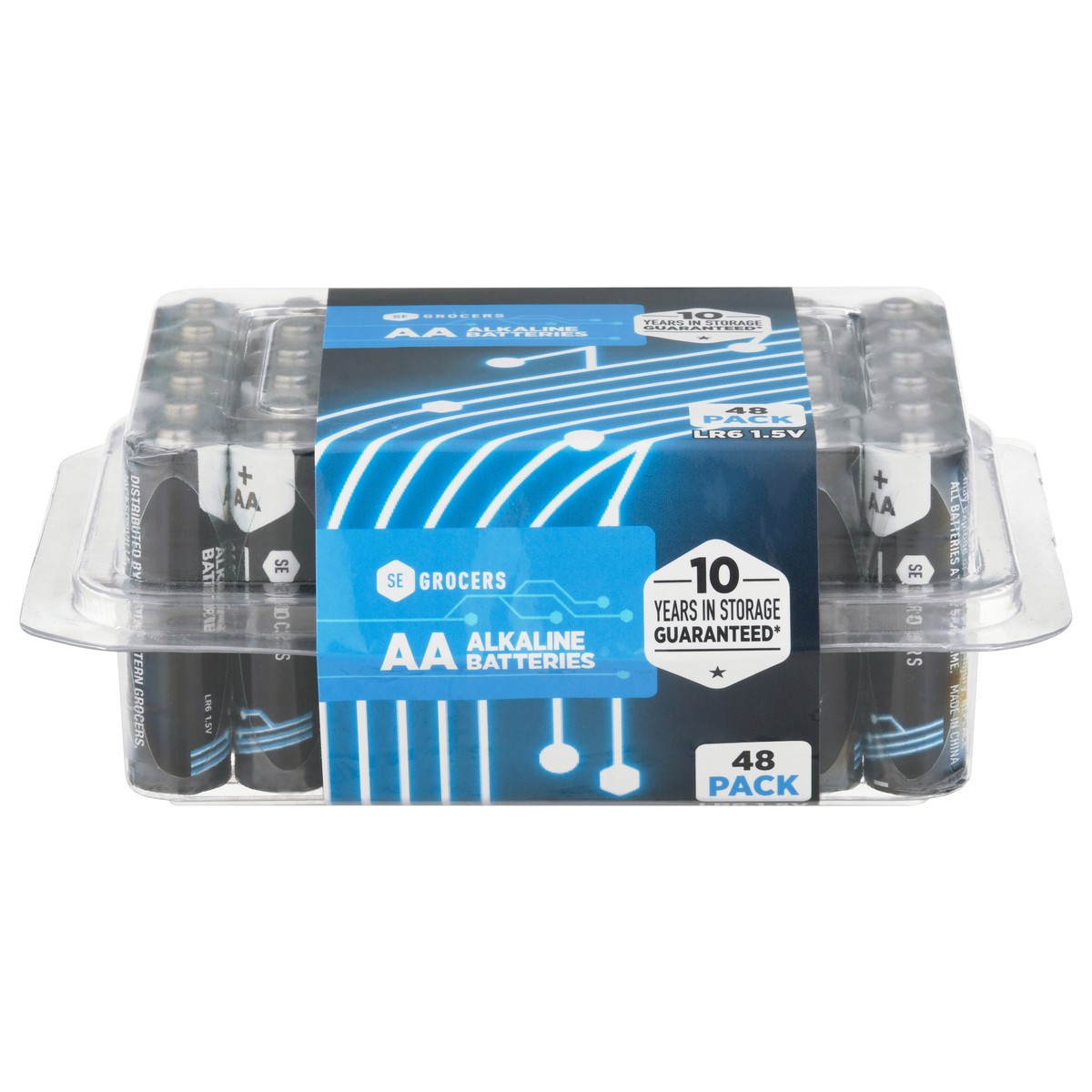 slide 1 of 9, Se Grocers Aa Batteries, 48 ct