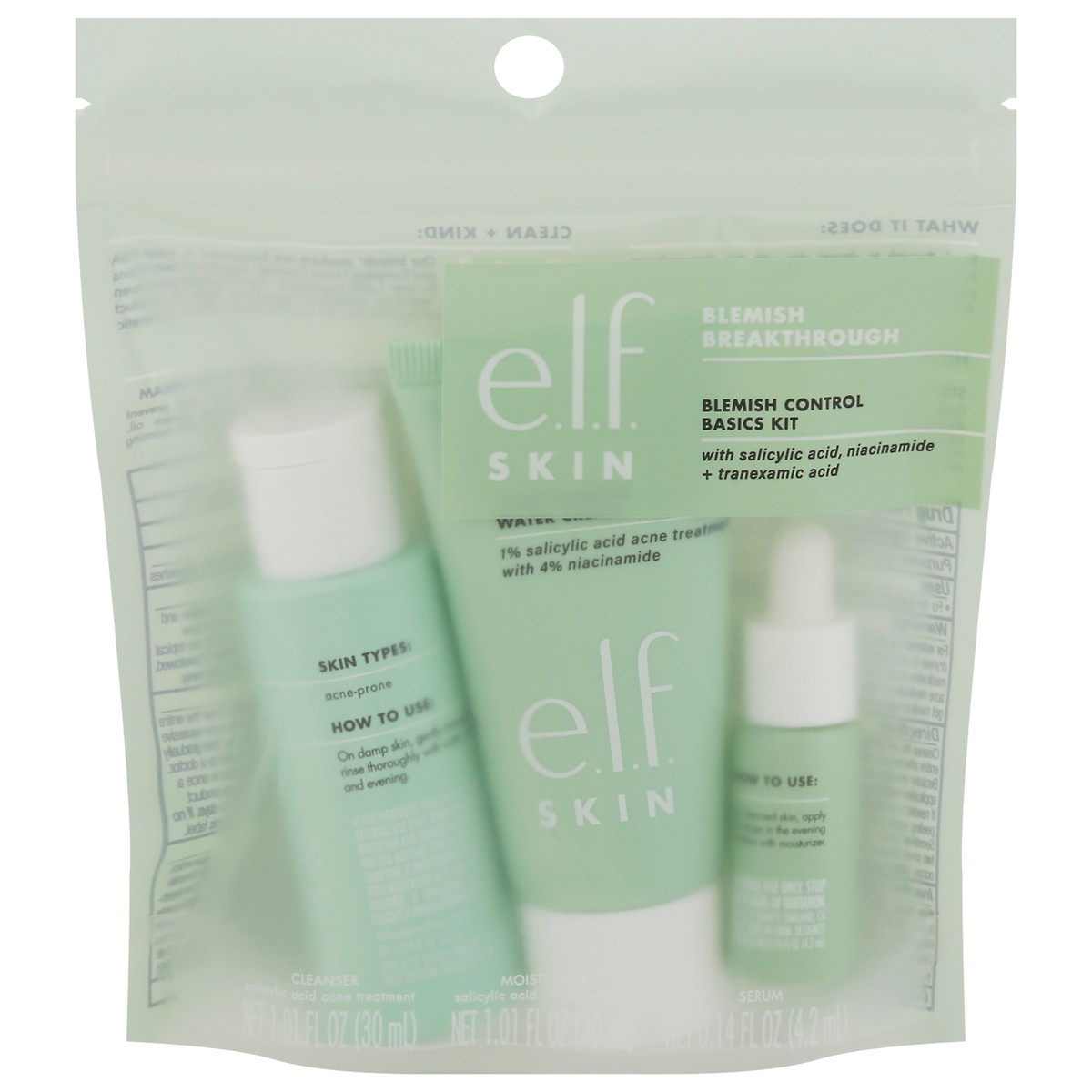 slide 1 of 9, e.l.f. Skin Blemish Breakthrough Blemish Control Basics Kit 1 ea, 1 kit