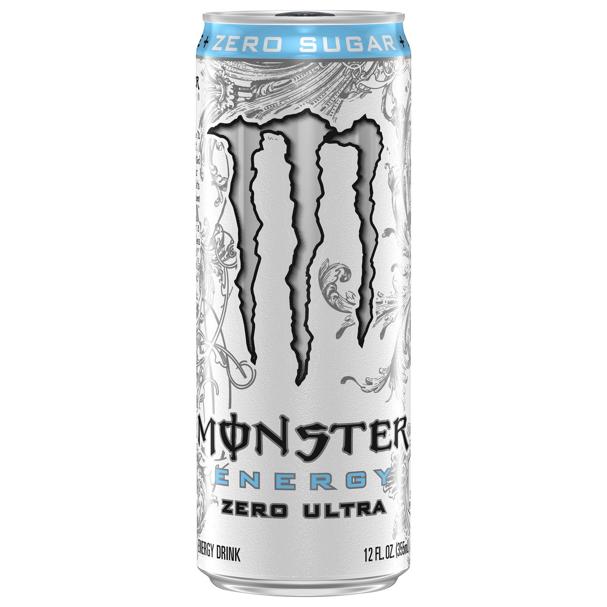 slide 1 of 2, Monster Energy Zero Sugar Zero Ultra Energy Drink - 12 fl oz, 12 fl oz