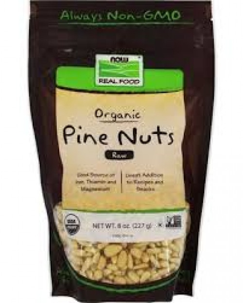 slide 1 of 1, Now Naturals Organic Pine Nuts, 8 oz