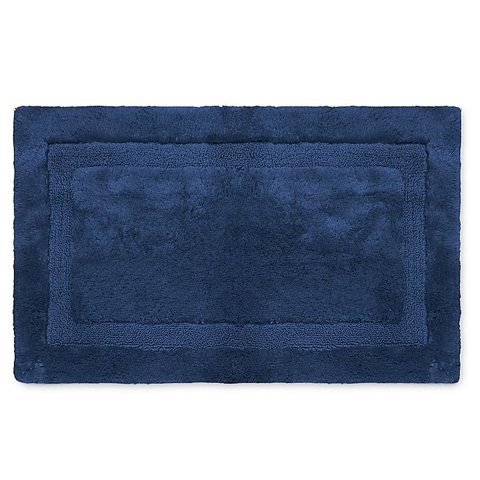 slide 1 of 1, Wamsutta Luxury 24 x 40'' Border Bath Rug - Midnight'', 1 ct