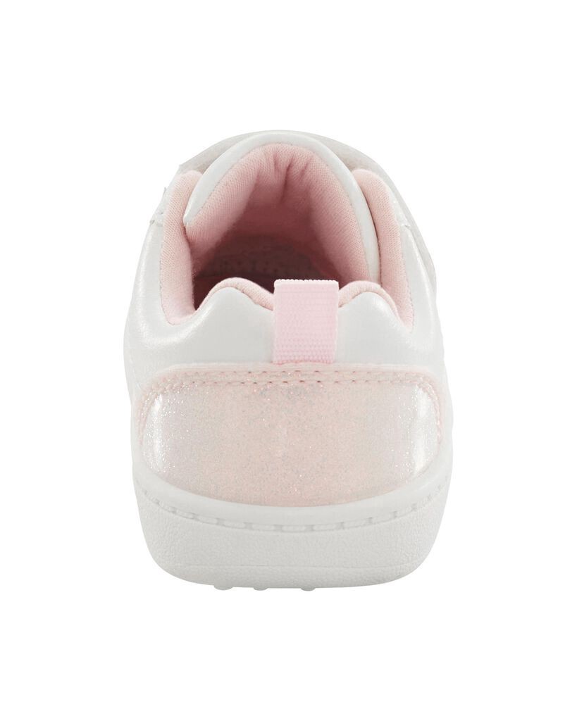 slide 5 of 6, Carter's Baby Floral Sneaker Baby Shoes White 5, 1 ct