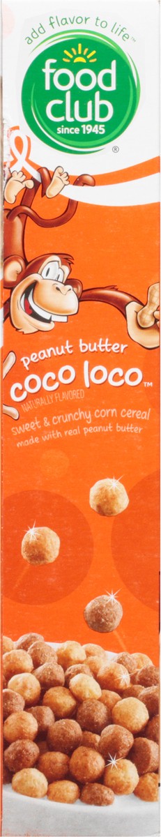 slide 7 of 11, Food Club Peanut Butter Coco Loco Sweet & Crunchy Corn Cereal, 13 oz