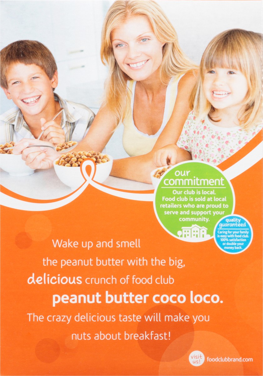 slide 10 of 11, Food Club Peanut Butter Coco Loco Sweet & Crunchy Corn Cereal, 13 oz