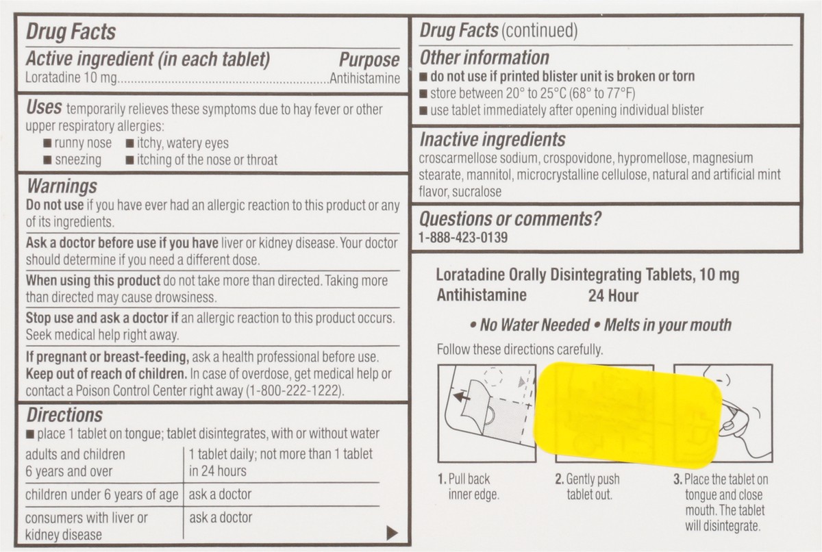 slide 3 of 9, Topcare Loratadine Odt, 30 ct