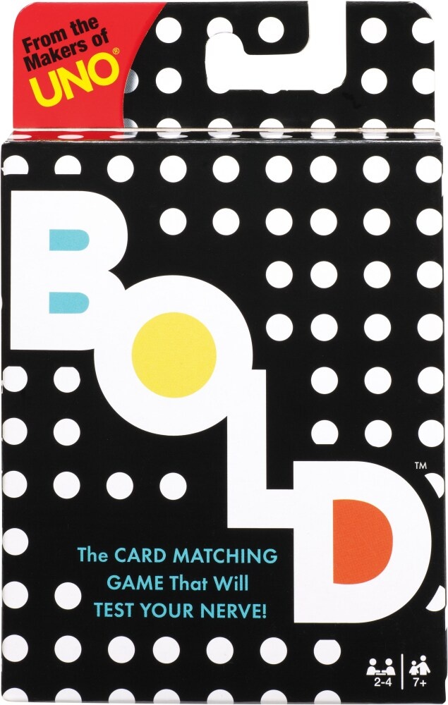 slide 1 of 1, Mattel Uno Bold Card Game, 1 ct