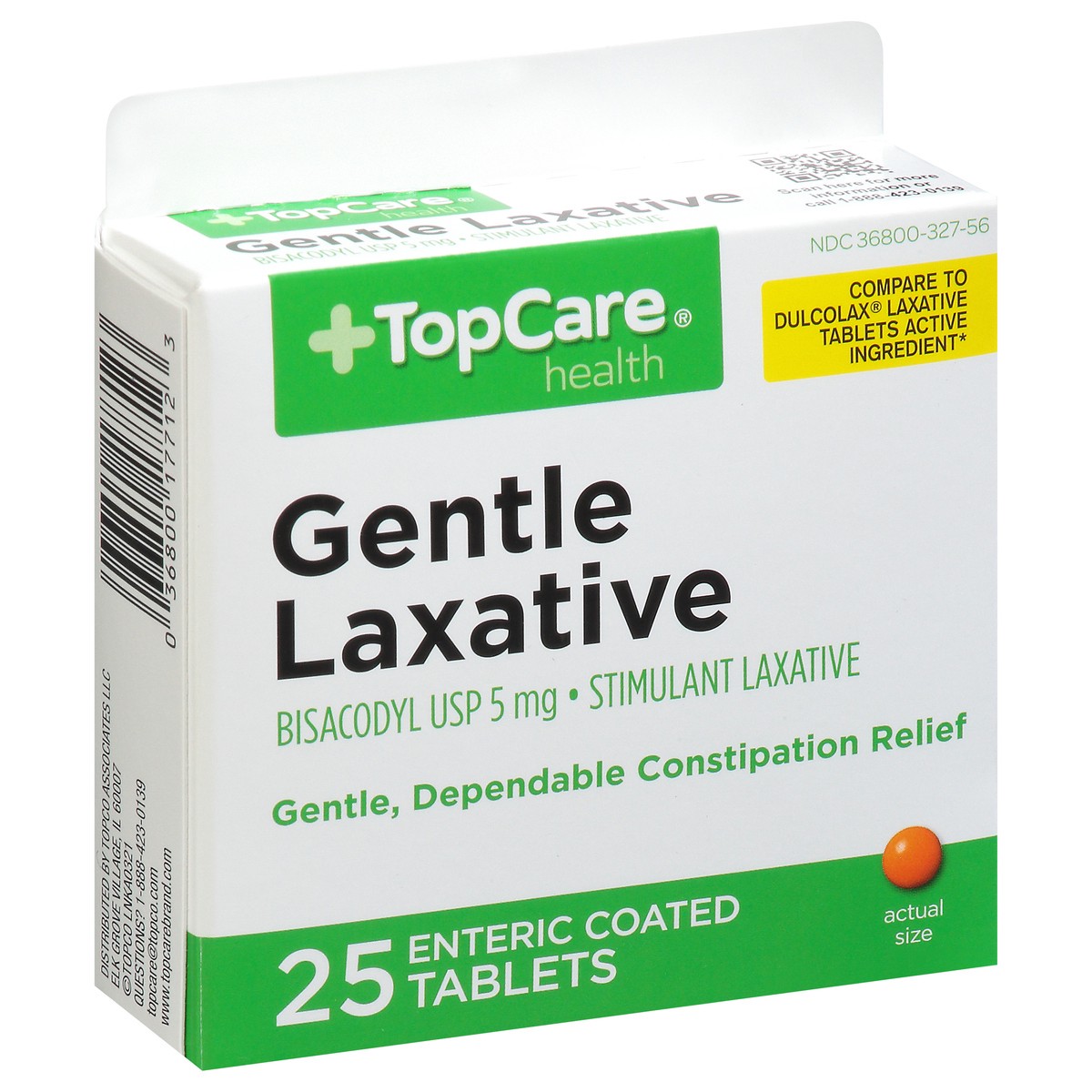 slide 5 of 18, TopCare Laxatives Dulcolax, 25 ct