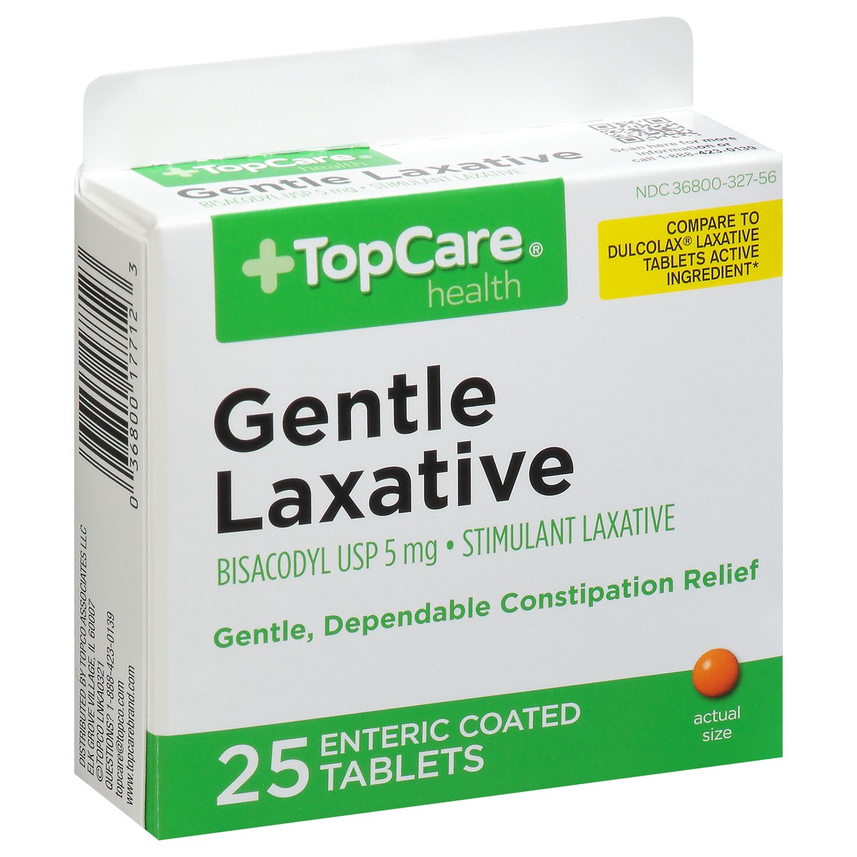 slide 3 of 18, TopCare Laxatives Dulcolax, 25 ct