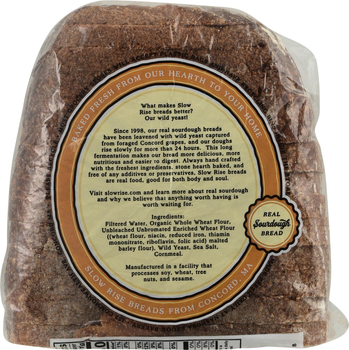 slide 7 of 13, Nashoba Brook Bakery Bread - Whole Wheat Half, 21 oz