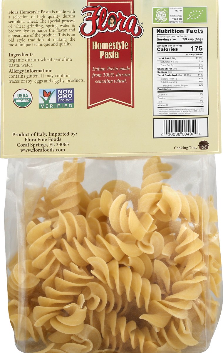 slide 6 of 13, Flora Homestyle Organic Pasta Springs 16.02 oz, 16.02 oz