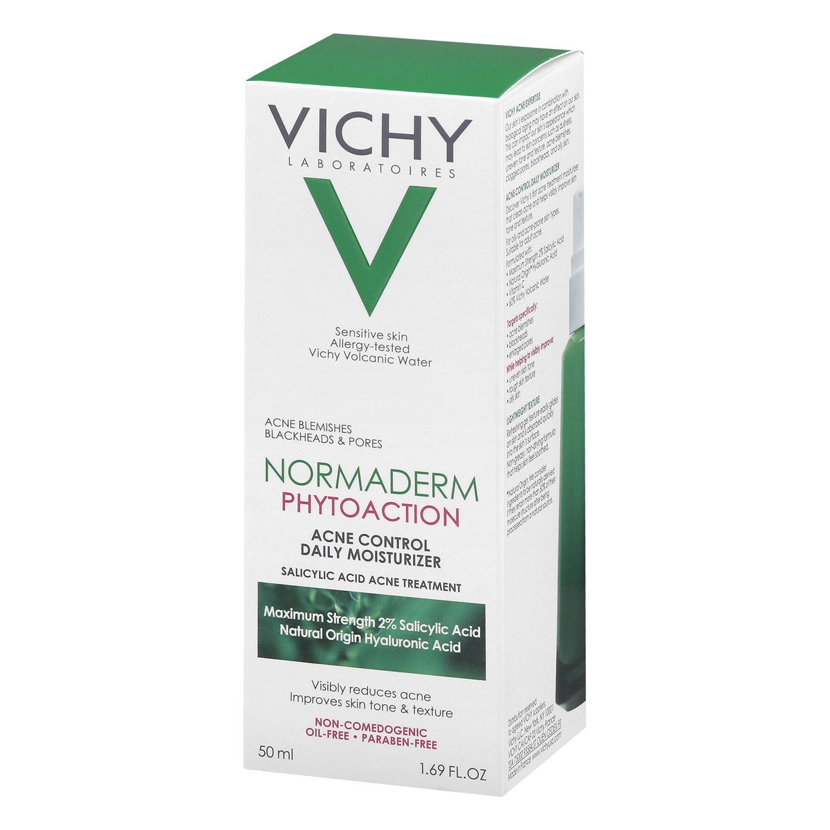 slide 7 of 9, Vichy Normaderm Phytoaction Acne Control Daily Moisturizer 50 ml, 50 ml