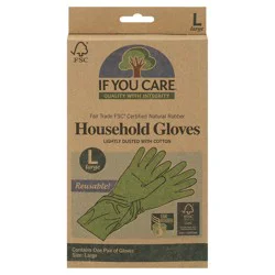 If You Care Reusable Household Gloves Large 1 pr