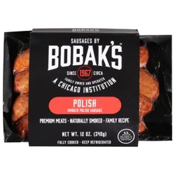 Bobak's Smoked Polish Sausage 12 oz