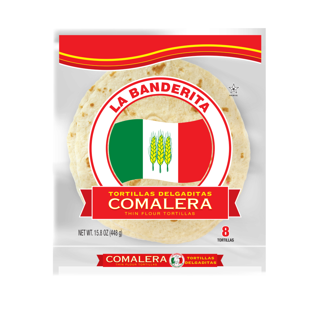 slide 1 of 2, La Banderita Thin Flour Tortillas 8 ea, 8 ct